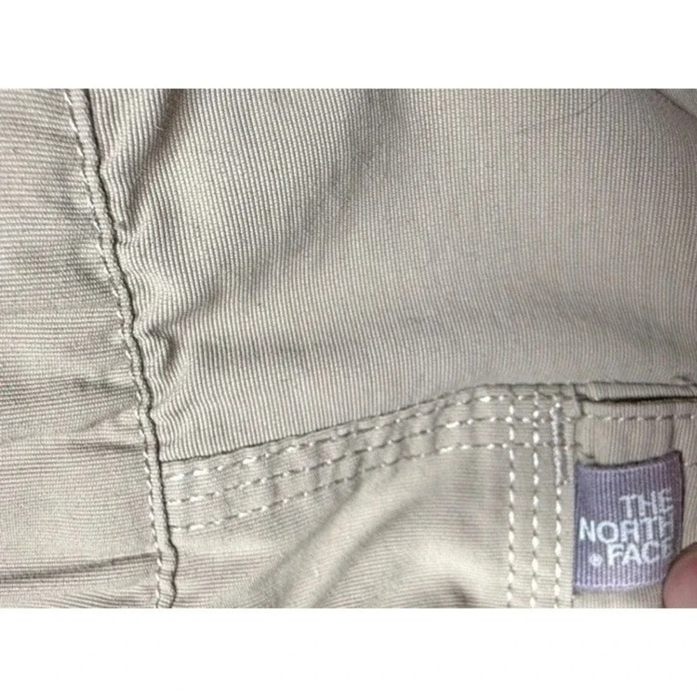 The North Face Cargo Hiking Shorts Mens 36 Tan Khaki Nylon Outdoor Travel